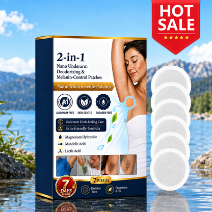 ⏳🔥Last Day-Buy 1 Get 1 Free🔥⏰2-in-1 Nano Underarm Deodorizing & Melanin-Control Patches