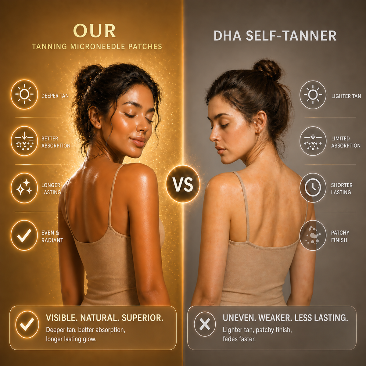 ⏳🔥Last Day-Buy 1 Get 1 Free🔥⏰Tanning Microneedle Patches